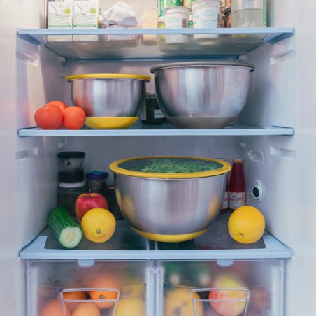 Zestaw 3 misek inox z pokrywami szklanymi PIKA+ pokrywa 3-w-1 z tarkami