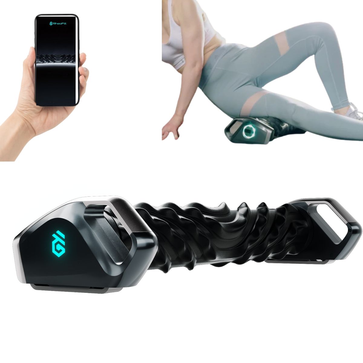 Elektryczny masażer roller do ciała Rheofit